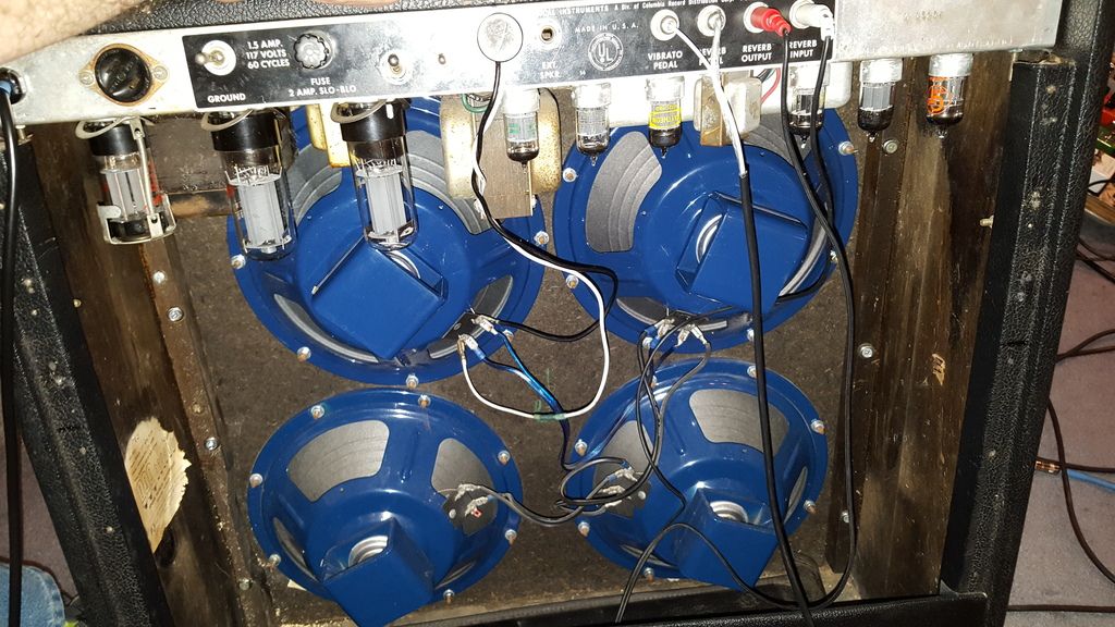 Eminence 10" Alnico Blue frame speaker Incredible! The Gear Page